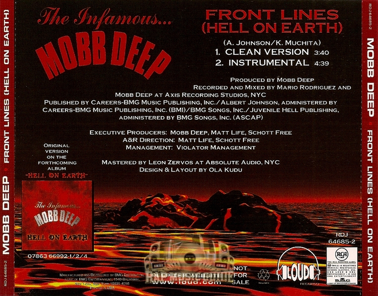 Mobb Deep Front Lines Hell On Earth Cds Rap Music Guide